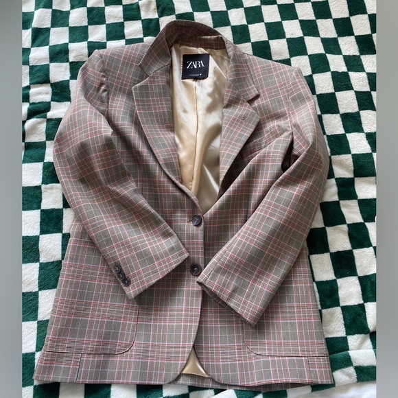 Zara oversized check blazer - Picture 7 of 9